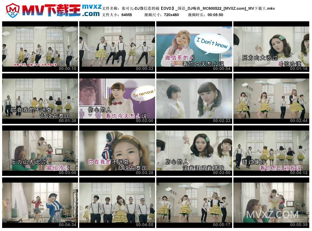 张可儿-DJ微信惹的祸【DVD】_国语_DJ嗨曲_MC600522